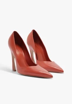 Lexi High Sculptural Red Pump