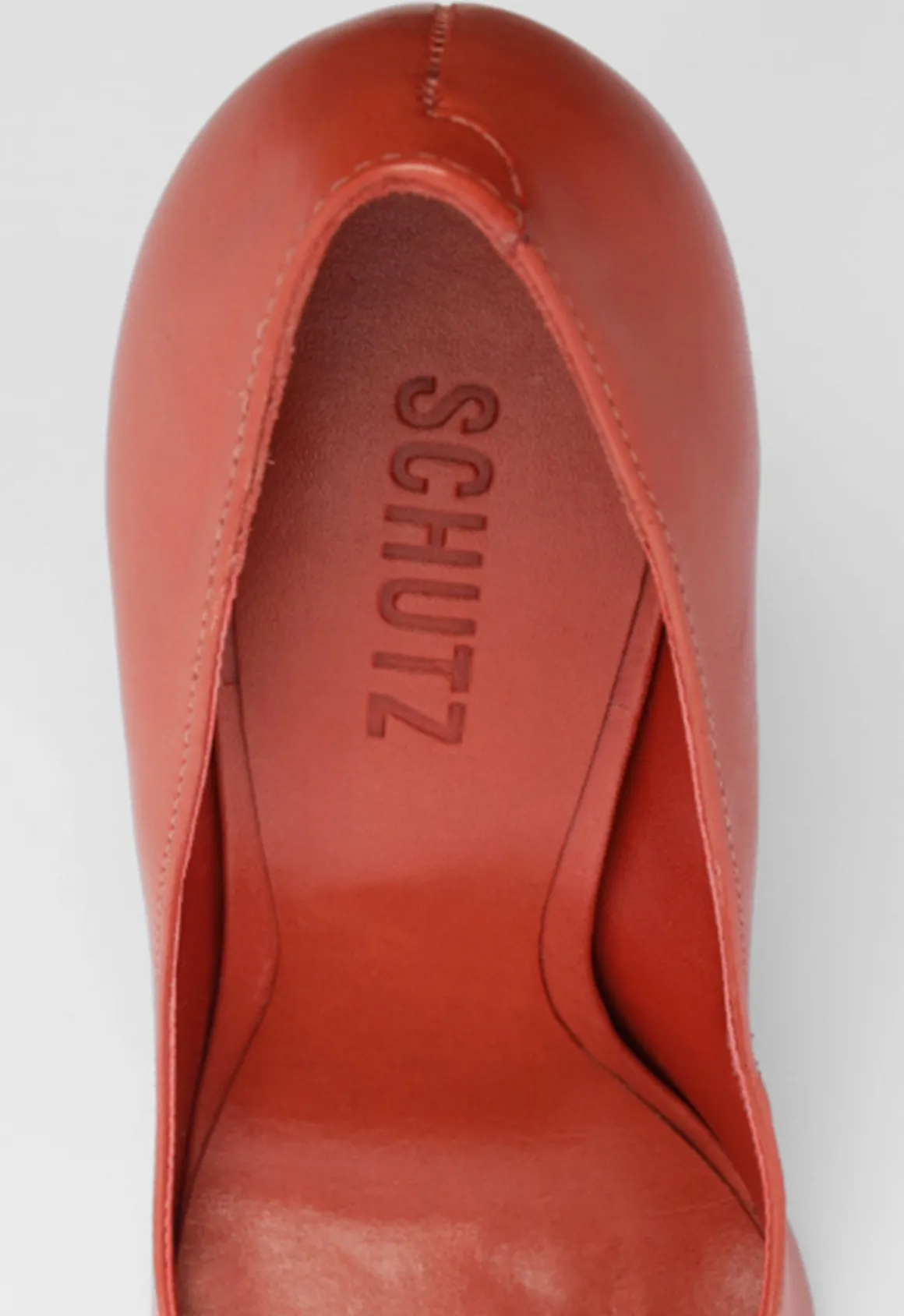 Lexi High Sculptural Red Pump