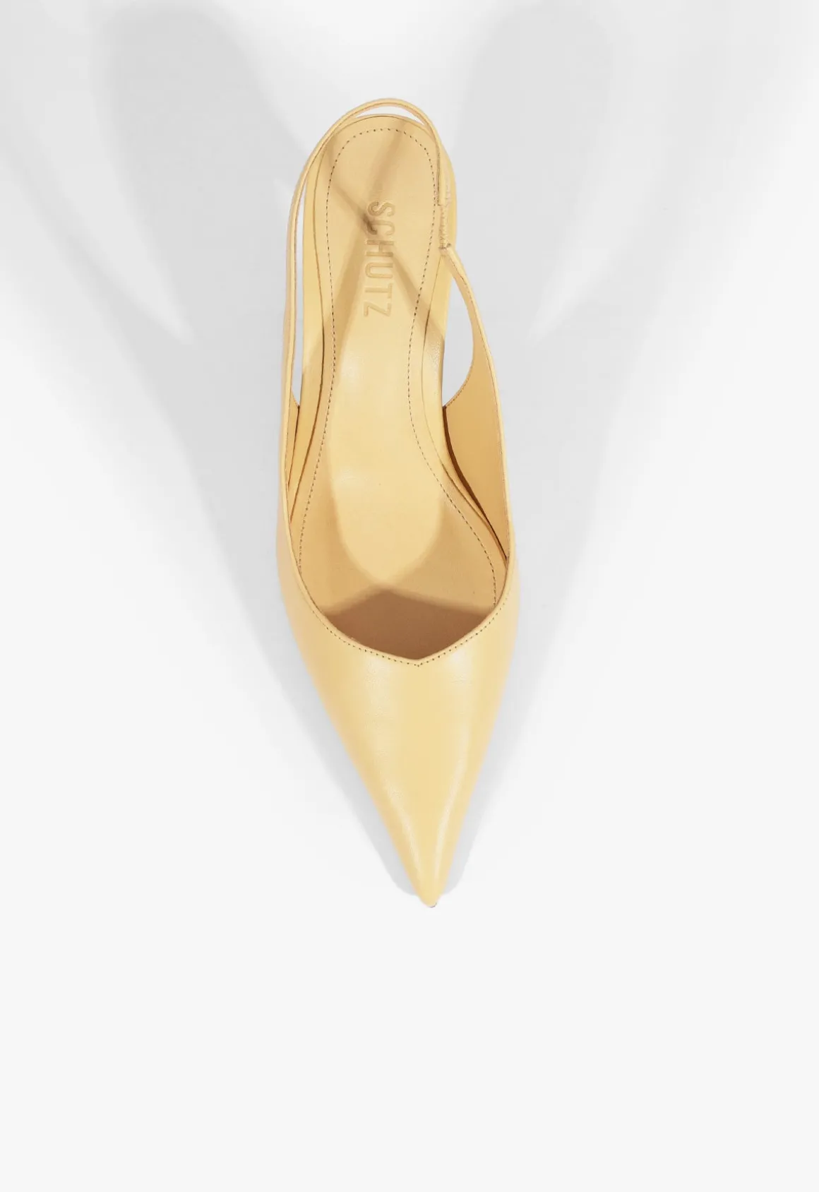 Lexi Mid Sculptural Beige Pump