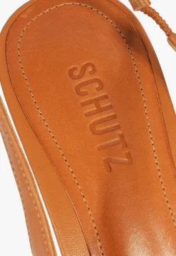 Lexi Mid Sculptural Brown Pump