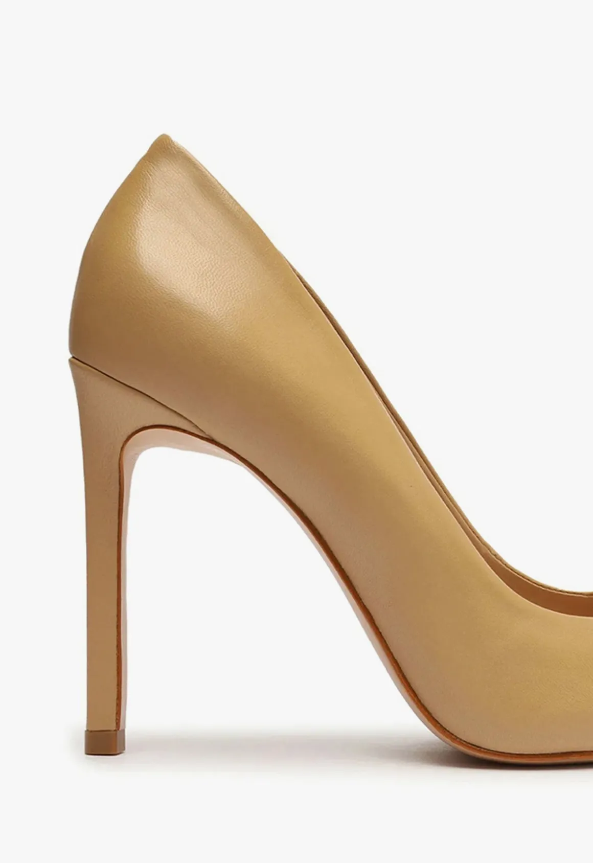 Lou High Stiletto Light Beige Pump