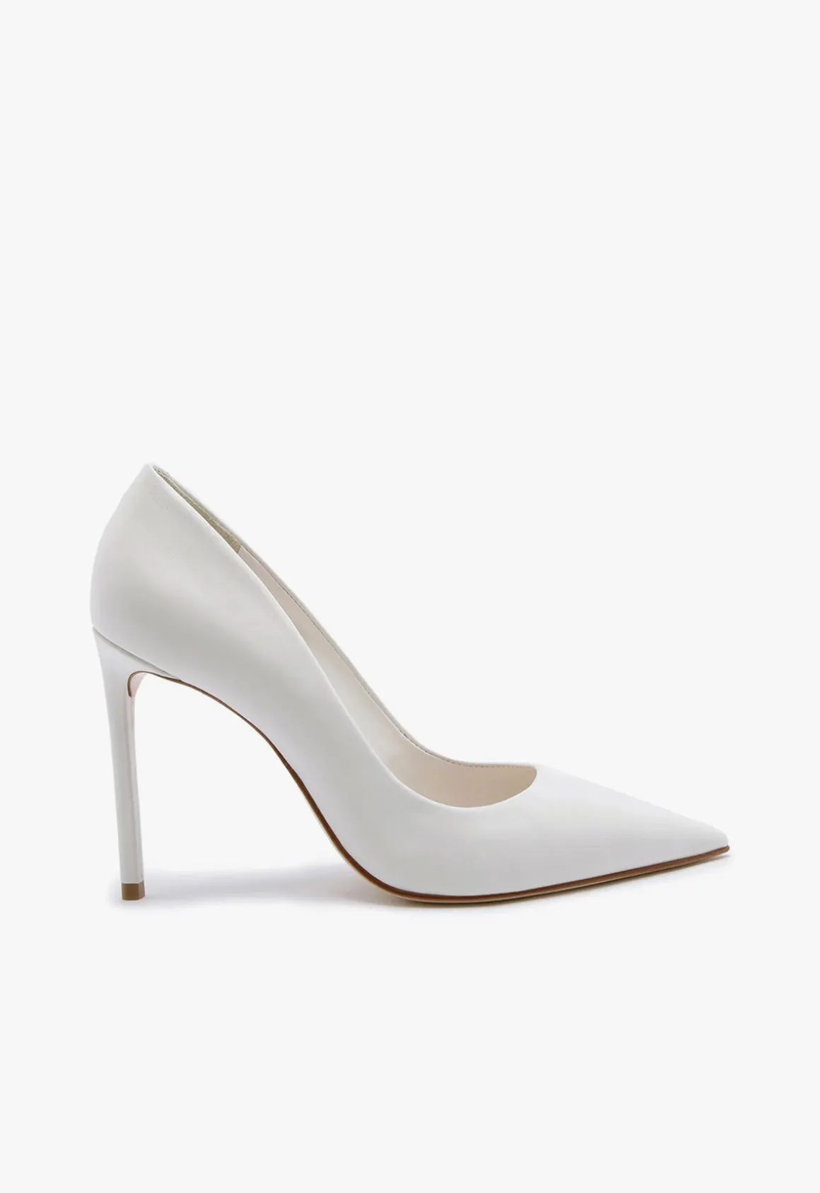 Lou High Stiletto White Pump