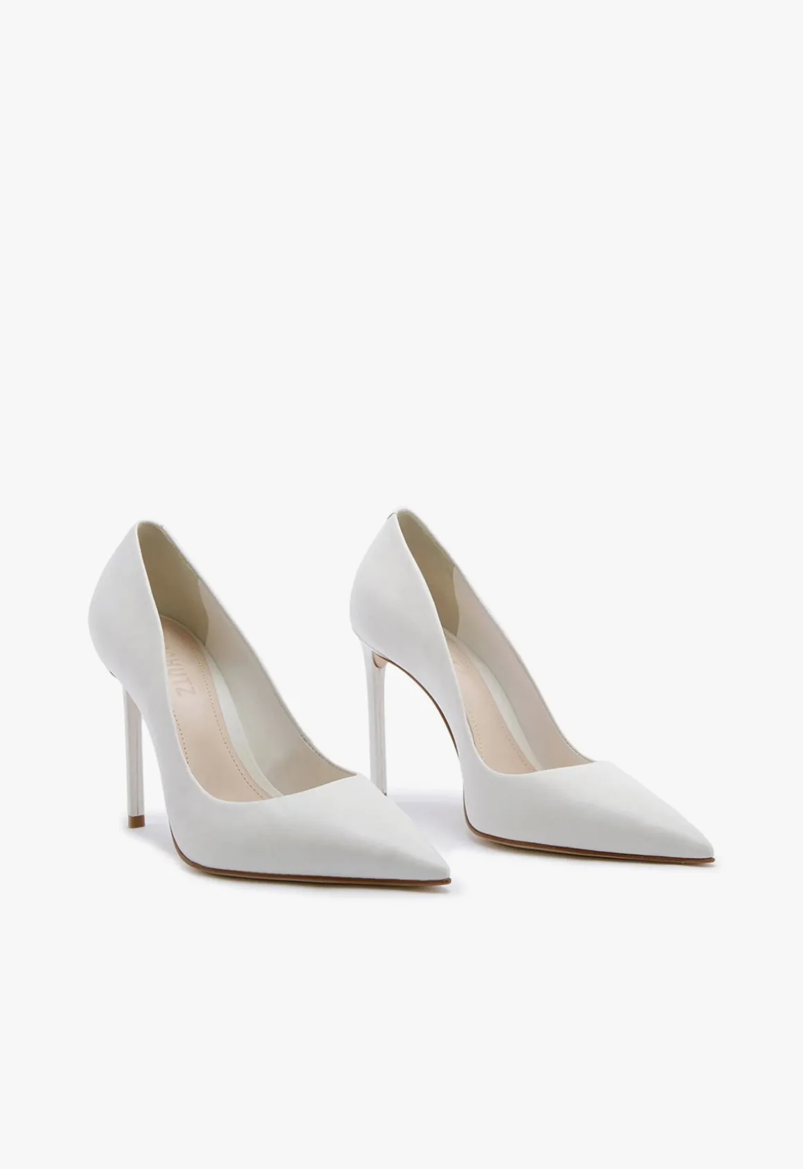 Lou High Stiletto White Pump