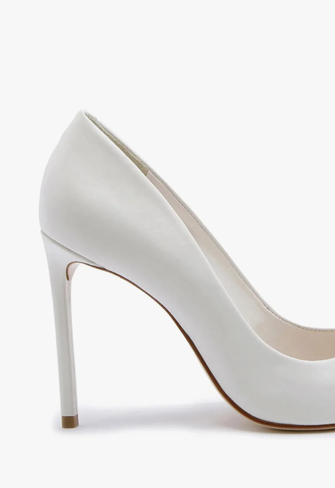 Lou High Stiletto White Pump