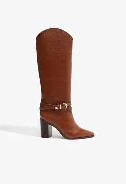 Maryana Belt Block Leather Boot