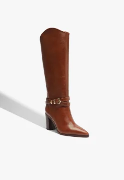 Maryana Belt Block Leather Boot