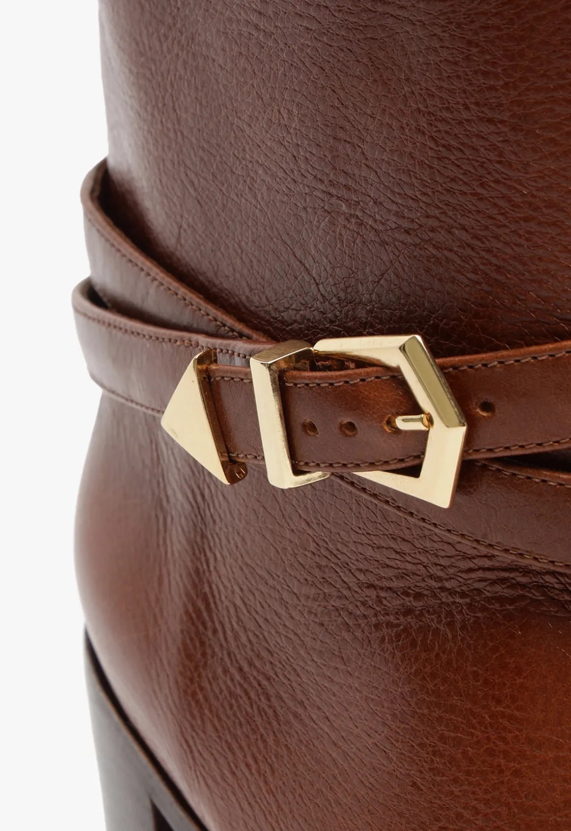 Maryana Belt Block Leather Boot