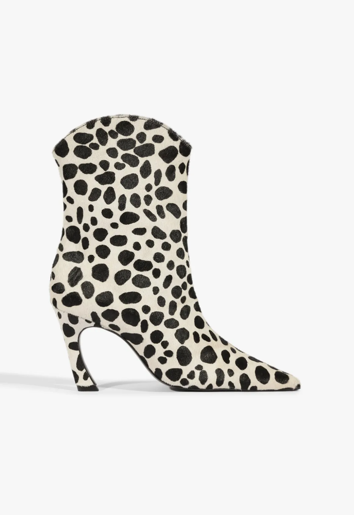 Maryann Curve Hair Calf Bootie