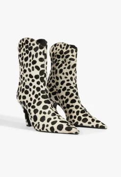Maryann Curve Hair Calf Bootie