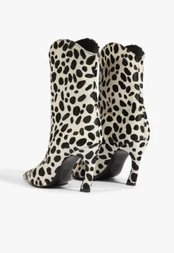 Maryann Curve Hair Calf Bootie