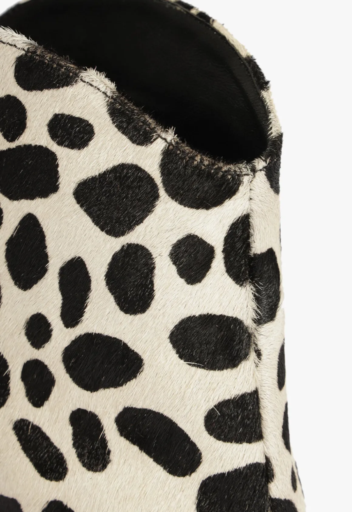 Maryann Curve Hair Calf Bootie