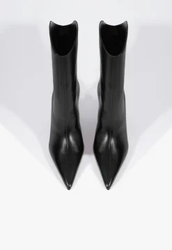 Maryann Curve Leather Bootie