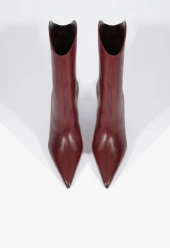 Maryann Curve Leather Bootie