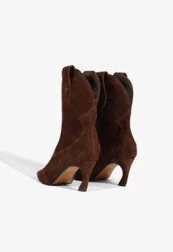 Maryann Curve West Suede Bootie