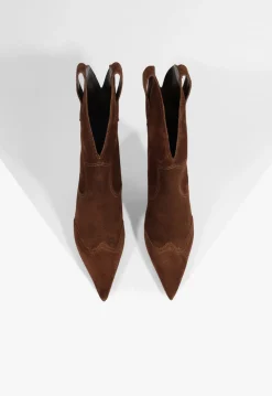 Maryann Curve West Suede Bootie