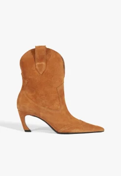 Maryann Curve West Suede Bootie