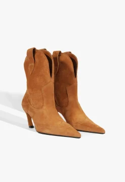 Maryann Curve West Suede Bootie