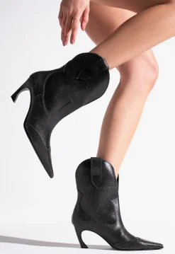 Maryann Curve West Suede Bootie