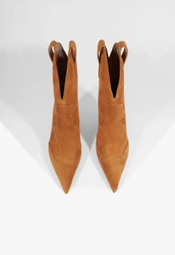 Maryann Curve West Suede Bootie