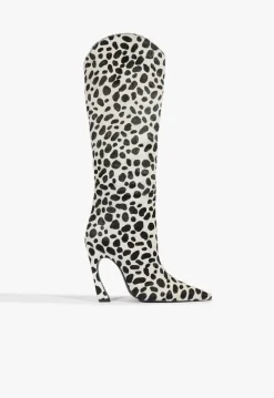 Maryann Up Curve Hair Calf Boot