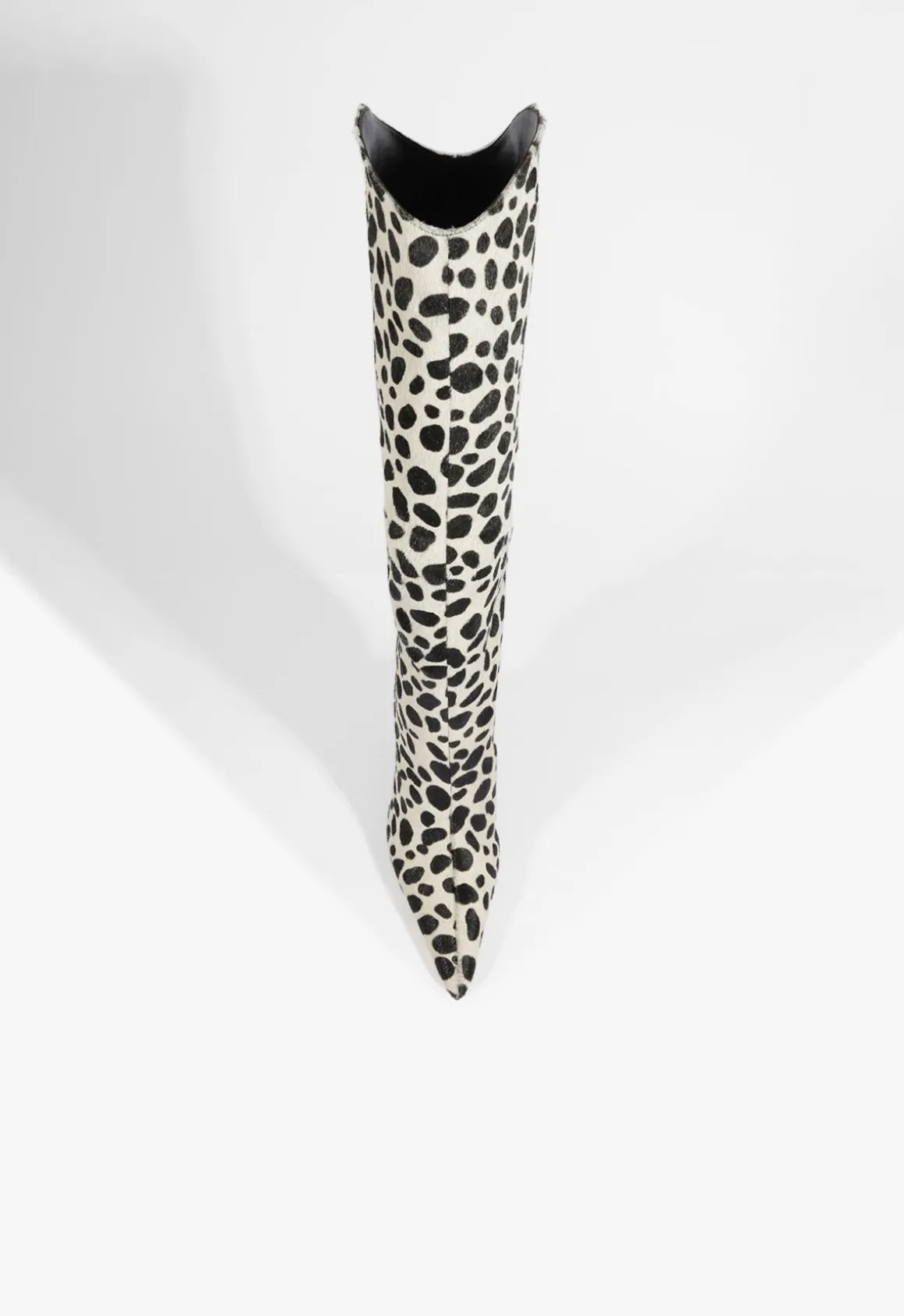 Maryann Up Curve Hair Calf Boot