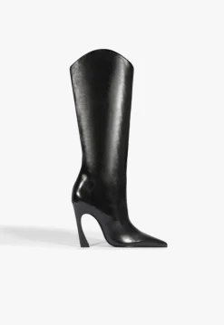 Maryann Up Curve Leather Boot
