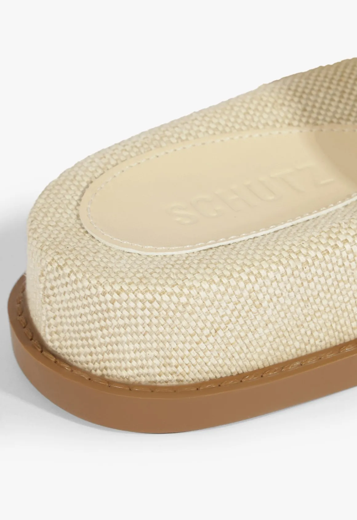 Olga Beige Linen Sporty Sandal