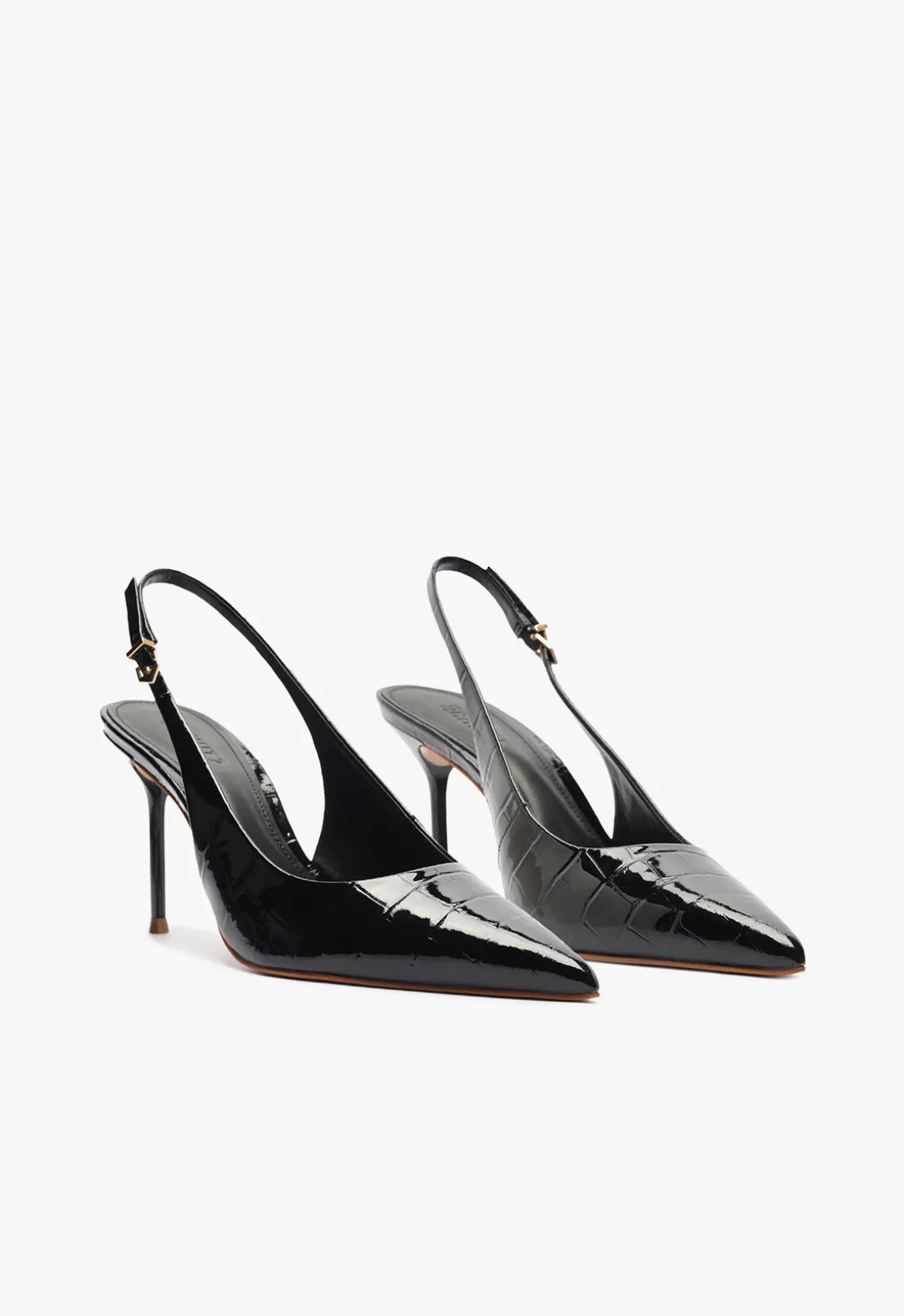 Paola High Stiletto Black Pump