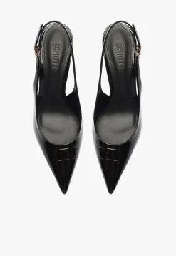 Paola High Stiletto Black Pump