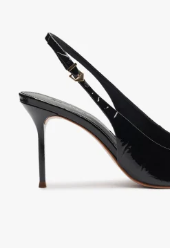 Paola High Stiletto Black Pump