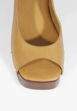 Rose Sling Leather Sandal