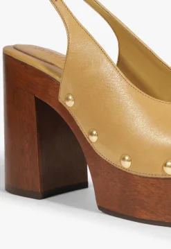 Rose Sling Leather Sandal