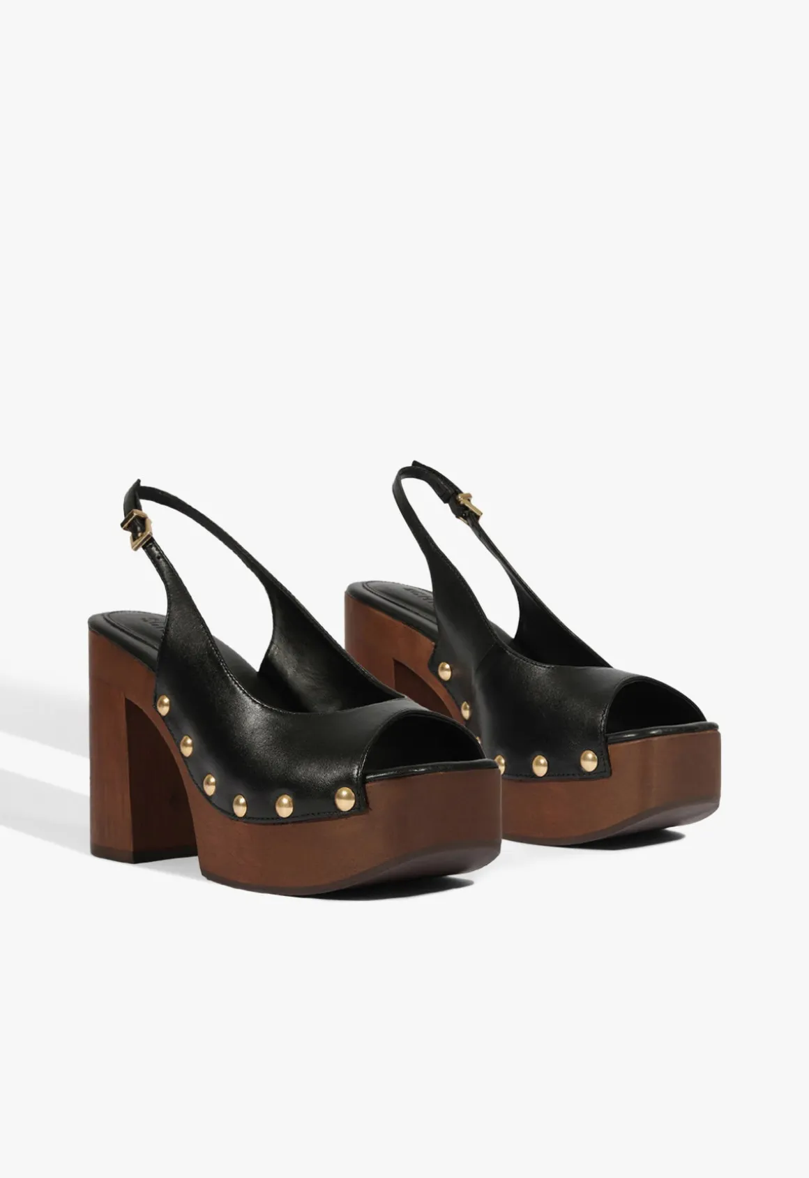 Rose Sling Leather Sandal