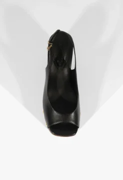 Rose Sling Leather Sandal